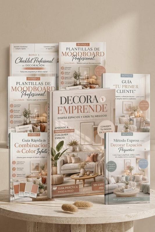 Decora y emprende: diseña espacios y crea tu negocio